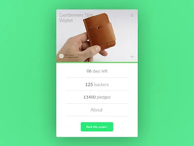 Crowdfunding app campaign crowdfunding dailyui design fund project ui