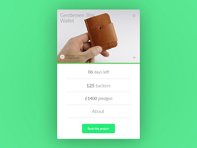 Crowdfunding app campaign crowdfunding dailyui design fund project ui