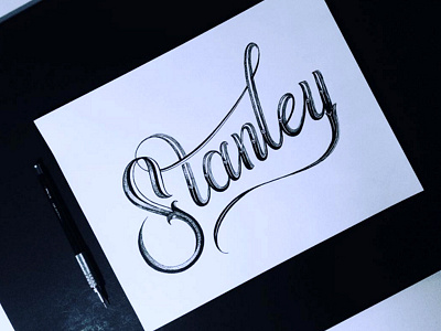 Stanley branding inked lettering letters logo logotype typography