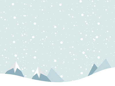 Let It Snow! landscape mountains snow winter