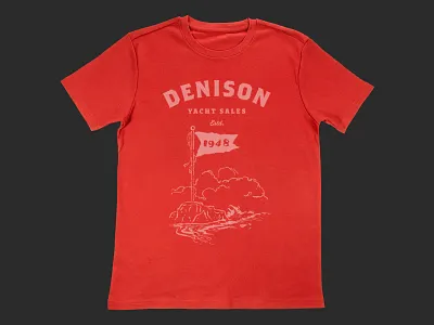 Tee apparel business design flag graphic design graphic tee ocean shirt typography yacht
