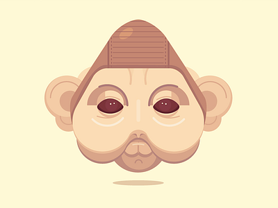 Nien Nunb illustration movies nien nunb pop culture sci fi simple star wars vector