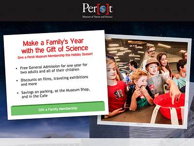 Gift A Membership perot web