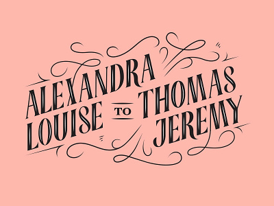 Wedding Invitation branding design graphic invite lettering logo script typography wedding