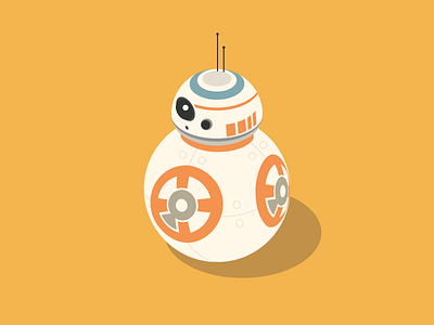 BB8 bb8 force awakens isometric star wars