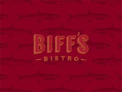 Biff's Bistro Rebrand bistro branding fish french logo logotype mark rebrand restaurant