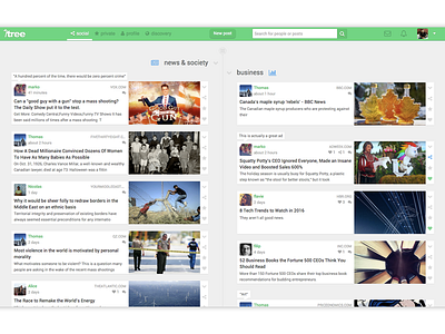 The social tree ui ux web