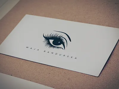 Eyelash Extensions Studio brand eye eyelash logo