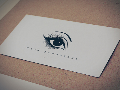 Eyelash Extensions Studio brand eye eyelash logo