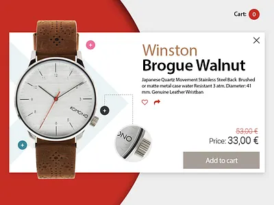 DailyUI 012 012 cart dailyui dailyui0012 ecommerce item share shop sigle singleitem style wishlist