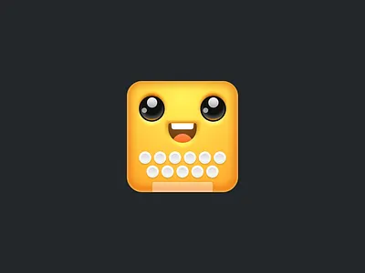 Emoji & Keyboard 😂 app cute emoji icon keyboard yeallow