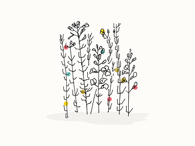 2016 Cover Calendar 2016 calendar flower garden illustration line plant simple vector