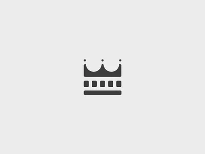 Kings Road Pictures brand crown identity lines logo mark minimal movie symbol
