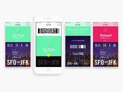 My Flight concept concept design material design mobile