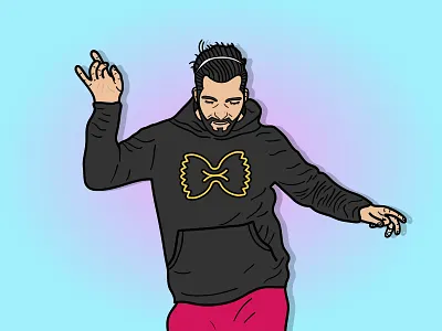 That Hotline Bling bling drake hotline lineart vector