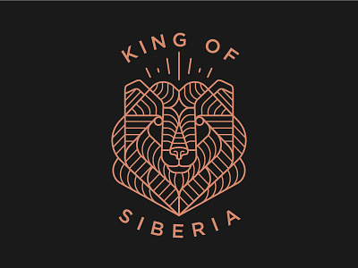 King Of Siberia bear illustration king line siberia stolz