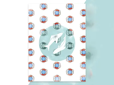 Koi Illustration christmas digital digital painting fish germany koi painting xmas