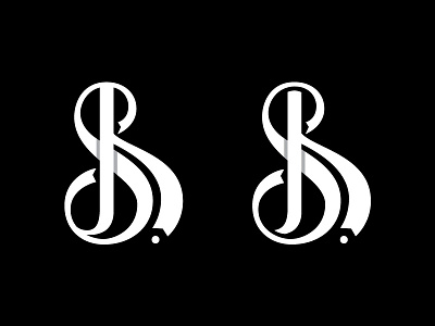 Redo Rough black logo monogram reshot review shadows vector white