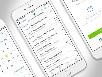 Calendar app calendar dashboard design interface ios mobile mockup ui user interface ux