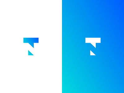 T + N + Talk branding bubble dialogue for fun logo mark n negative space speech t talk