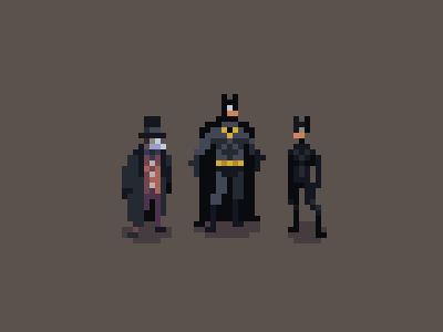 Pixel Advent Calendar #14 advent calendar batman returns pixel art