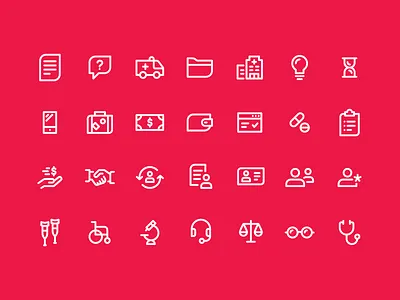 Icon set branding design icon megalo megalodesign