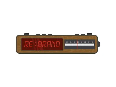 Rebrand:O'clock clock digital clock illustration mm brand agency rebrand