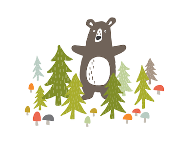 Bear In The Woods