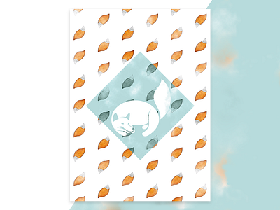 Fox Illustration christmas digital digital painting fox germany illustration koi painting xmas