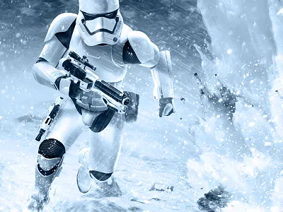 18 Days of Star Wars: Stormtrooper empire snow star wars stormtrooper the force awakens