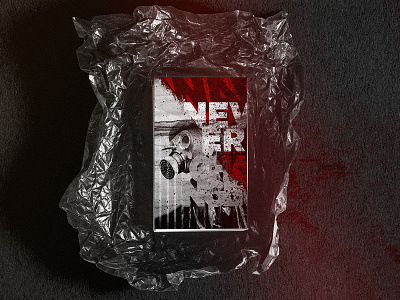 War Never Changes blood design gas grunge mask mockup multiply poster red texture war world