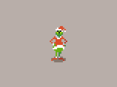 Pixel Advent Calendar #15 advent calendar pixel art the grinch