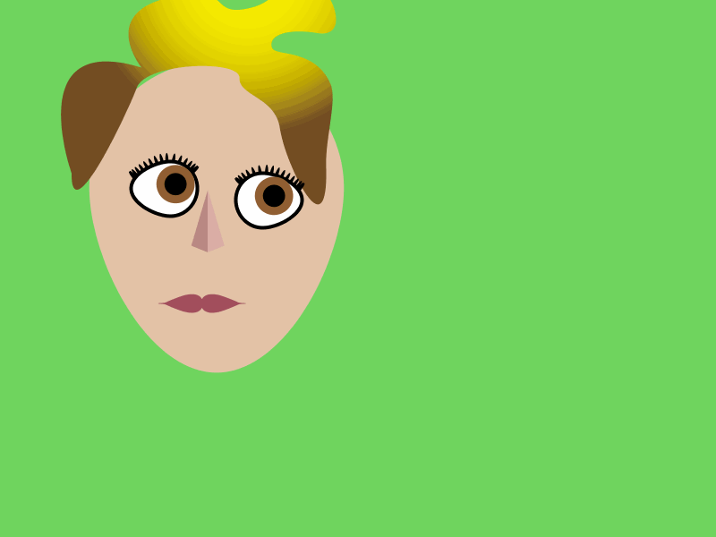 Wavey face generative art processing self portrait