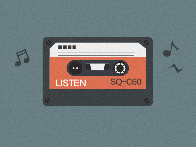 Record flat icon illustration record voice