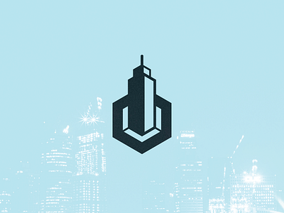 Hexa Property Logo - FOR SALE box brand branding building city cube for sale hexa hexagon identity logo mark premade property real estate
