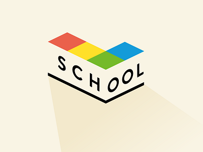 Life is Tech ! School colorful life is tech logo school