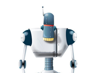 Robot Avatar character drawing robot vector