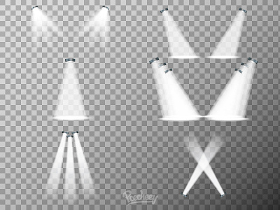 Spot Lights adobe download free set spot lights transparent vector
