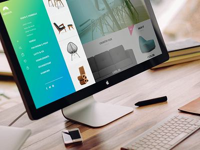 Eglooh | E-commerce Design app e commerce furniture interaction minimal modern motion shop store ui ux web