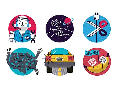 Popular Mechanics design illustration magazine spot spot illustration