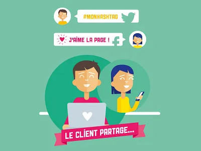 Share facebook ilustration share twitter vector