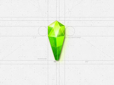 Crystal Illustrations design brand branding design diamond flat glow icon illustration logo photoshop stone vector