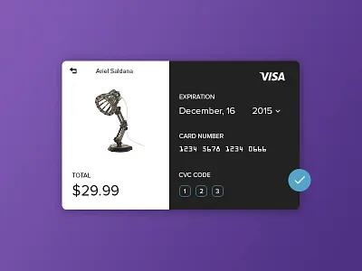 Daily UI 2 - Credit Card Checkout 002 card checkout credit daily dailyui day day 2 mock ui up
