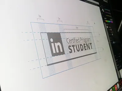 WIP - Linkedin Badge Concept app badge design mobile ui ux webdesign