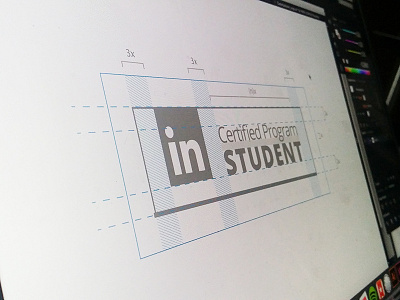 WIP - Linkedin Badge Concept app badge design mobile ui ux webdesign