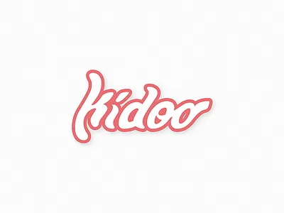 Kidoo - logo (2) 2016 brand branding fun kidoo kids logo mono pantone of the year typo