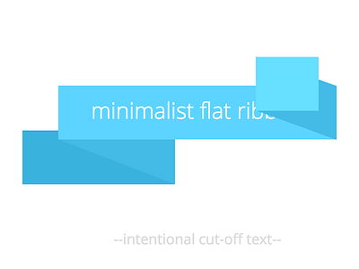 Flat Banner banner css3 minimalist ribbon vector