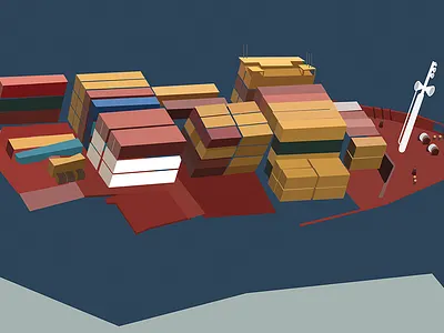 Shipwreck WIP boat container ship ship shipwreck wip