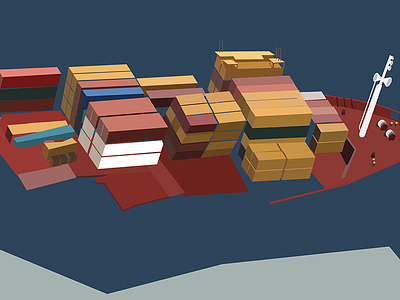 Shipwreck WIP boat container ship ship shipwreck wip