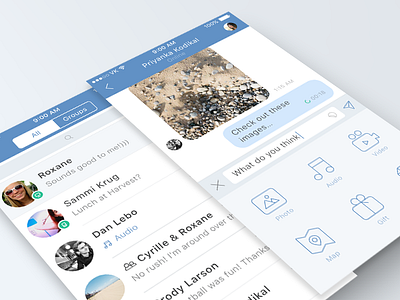 Vk.com app audio gift icons iphone line icons list map photo pin ui video
